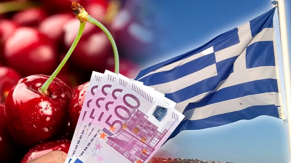 Cât costă un kilogram de cireşe în Grecia. Românii au crezut că nu văd bine, aşa să tot cumperi