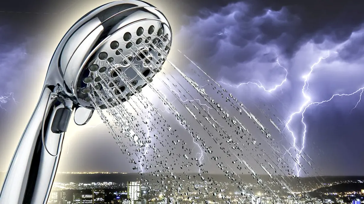De ce să nu mai faci niciodată duș dacă afară e furtună. Pericolul nebănuit la care te expui