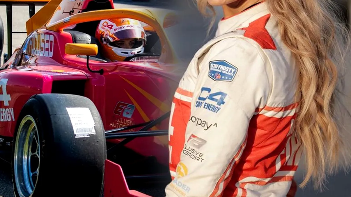 Ea este cea mai frumoasă femeie pilot din lume. Blondina a renunțat la costumul de curse și s-a pozat în bikini, arată demențial