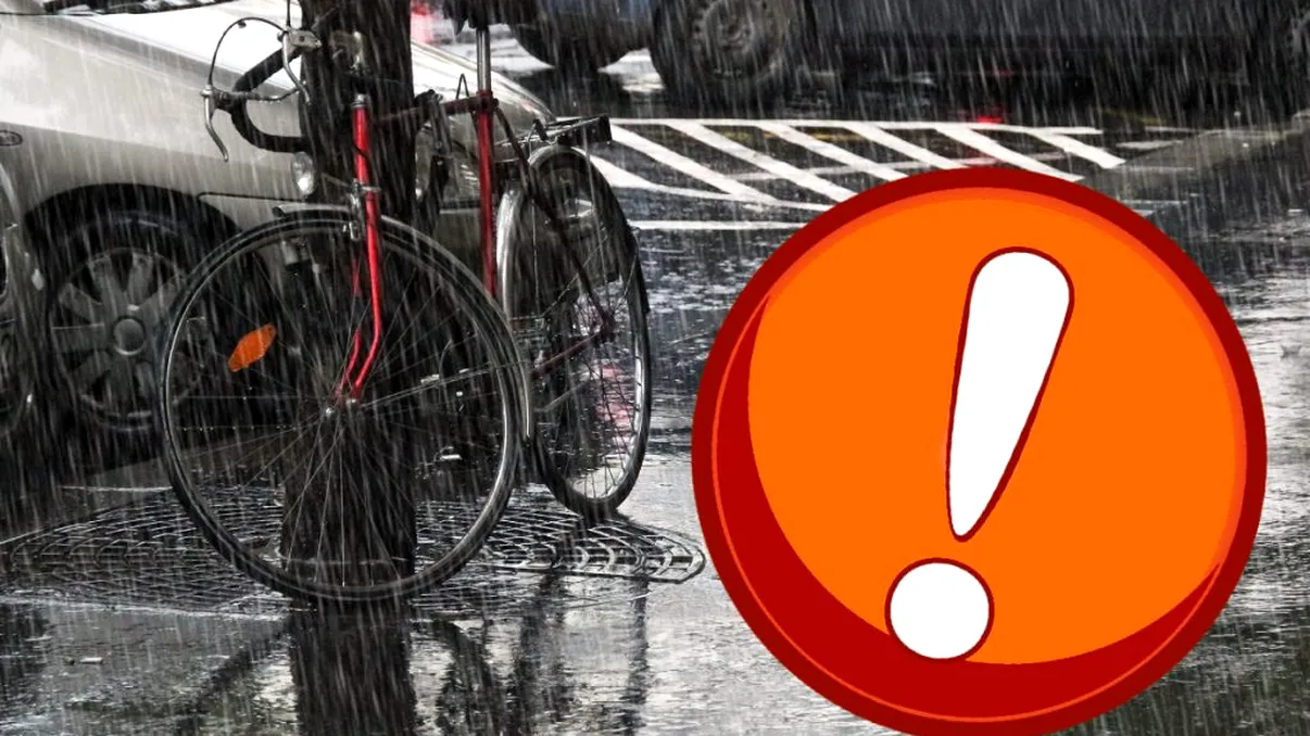 Alertă meteo ANM de averse torențiale. Cod portocaliu joi în multe localități din țară