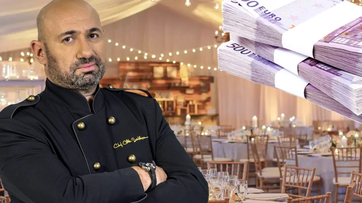 Cât costă să îţi gătească Chef Cătălin Scărlătescu la nuntă. Suma nu e deloc mică