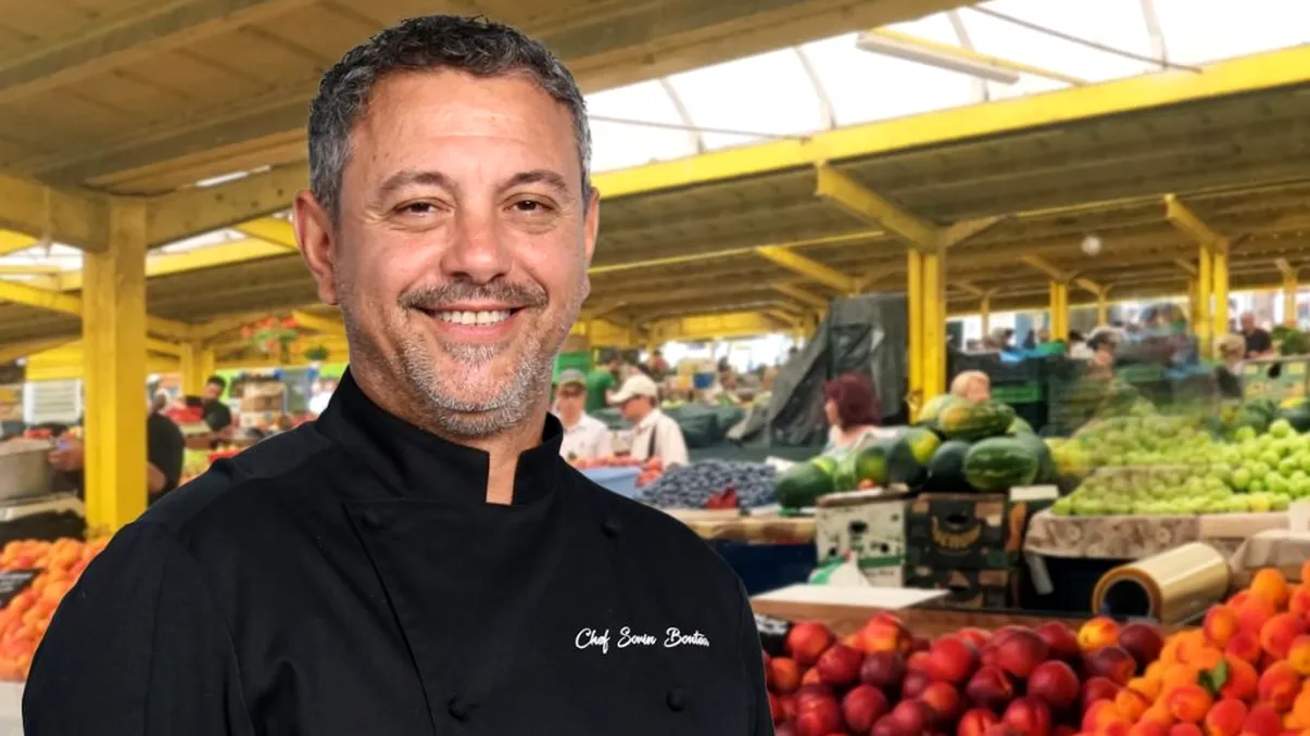 Cum a ajuns Chef Sorin Bontea vânzător de legume în piață. Reacția soției sale a fost savuroasă