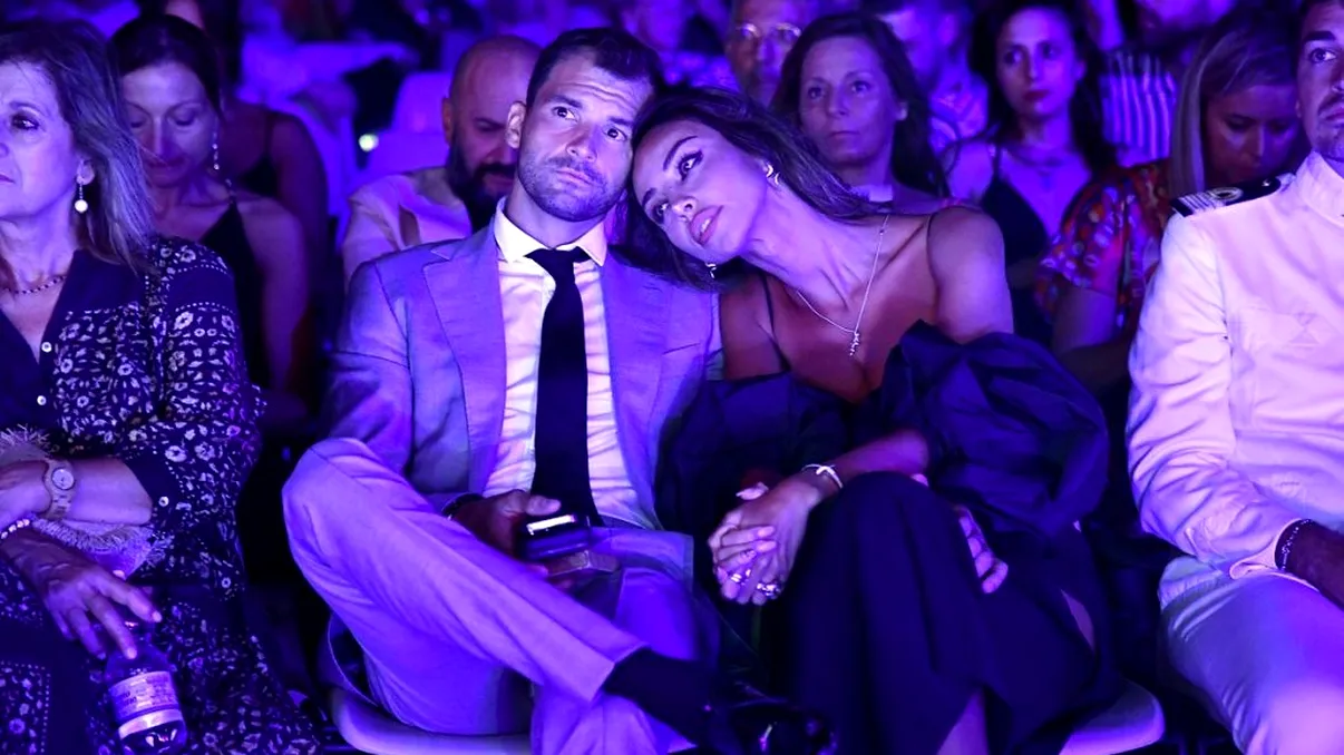 Mădălina Ghenea, prima apariție alături de jucătorul de tenis Grigor Dimitrov. Românca a stat cu ochii doar după iubitul ei - GALERIE FOTO