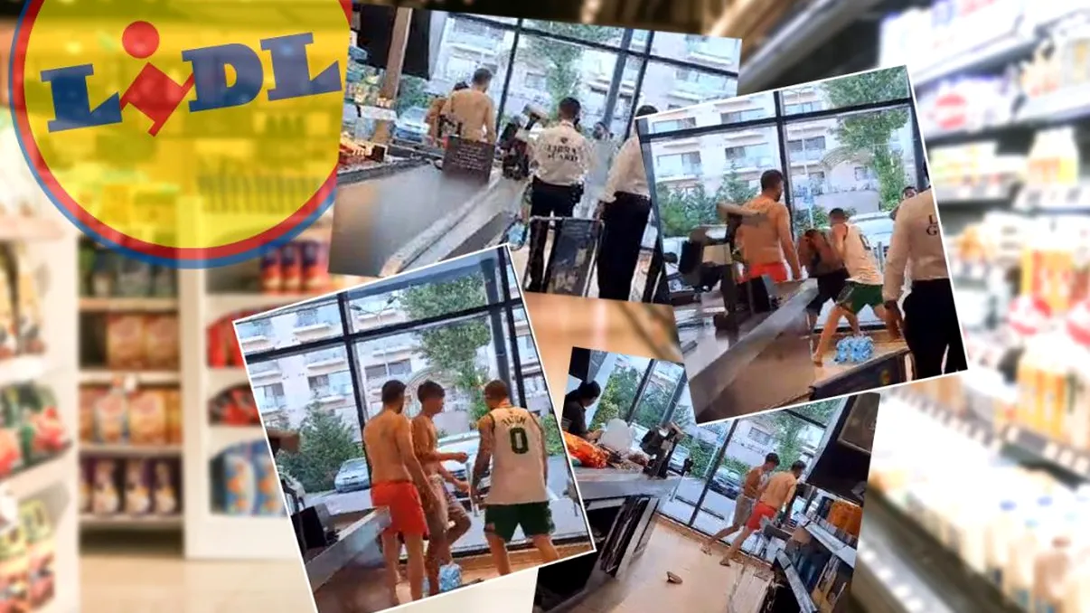 S-au bătut în Lidl ca într-un ring de box. Ce s-a ales de cei trei bărbați violenți din Titan. Primele informații de la autorități