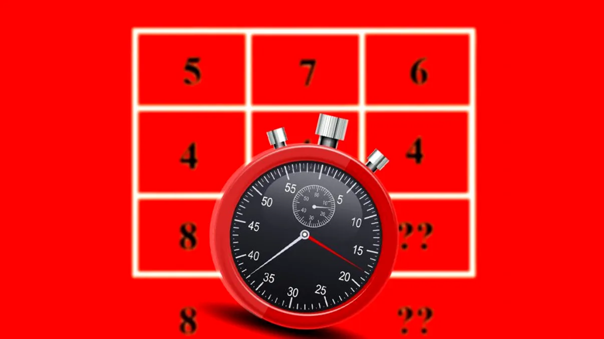 Test de inteligență viral. Ce număr lipsește din tabel? Ești un geniu dacă descoperi soluția în 10 secunde