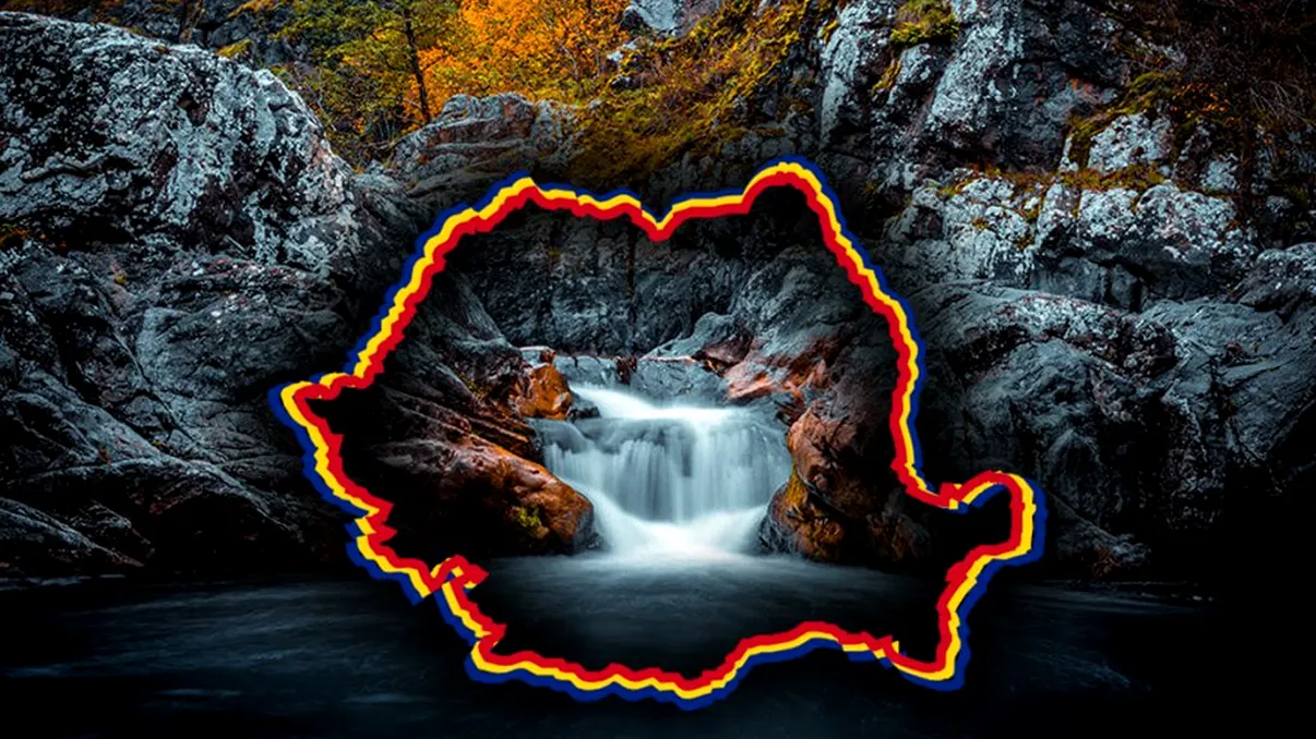 Uită de Grecia sau Turcia! Locul din România cu apă caldă, cascadă şi peisaj de vis. Stâncile îl fac unic