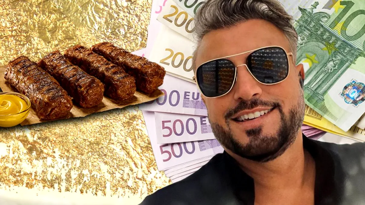 Cât costă o porție de mici cu foiță de aur. Cătălin Botezatu nu s-a uitat la bani