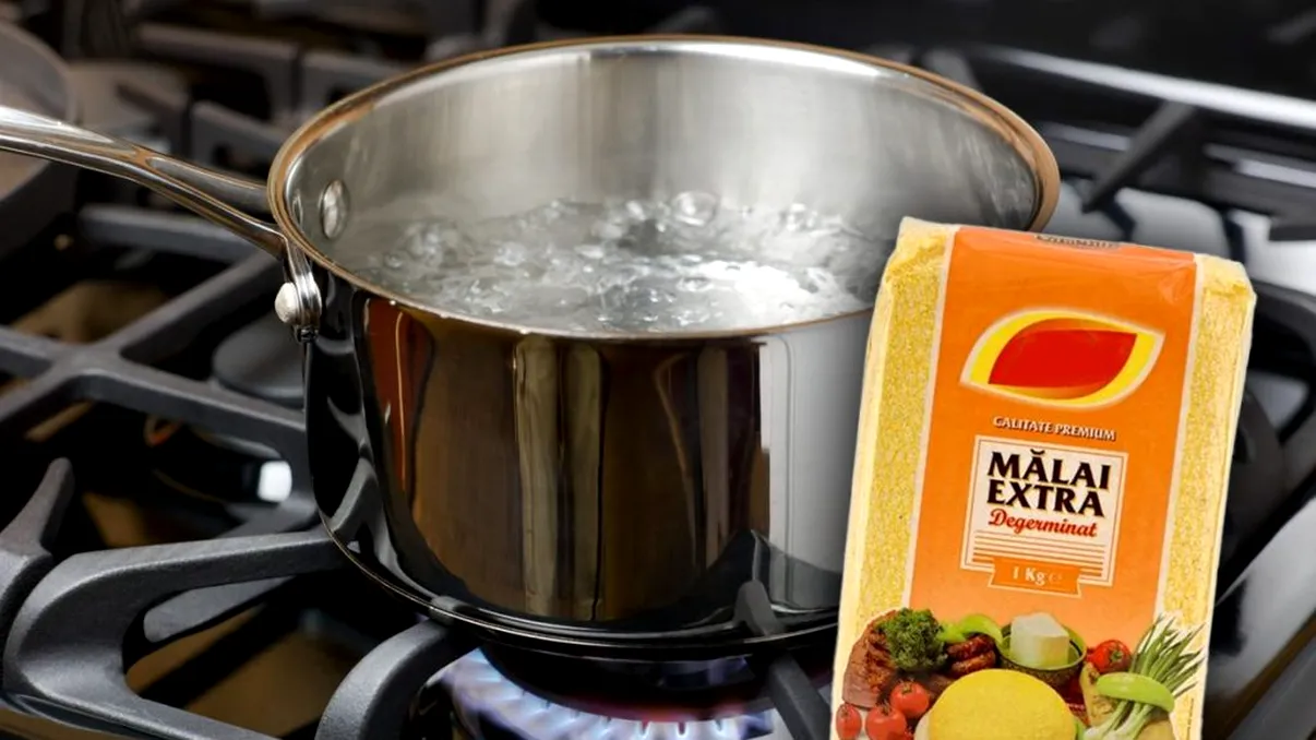 Cât mălai se pune la un litru de apă. Cantitatea exactă pentru o mămăligă ca la stână