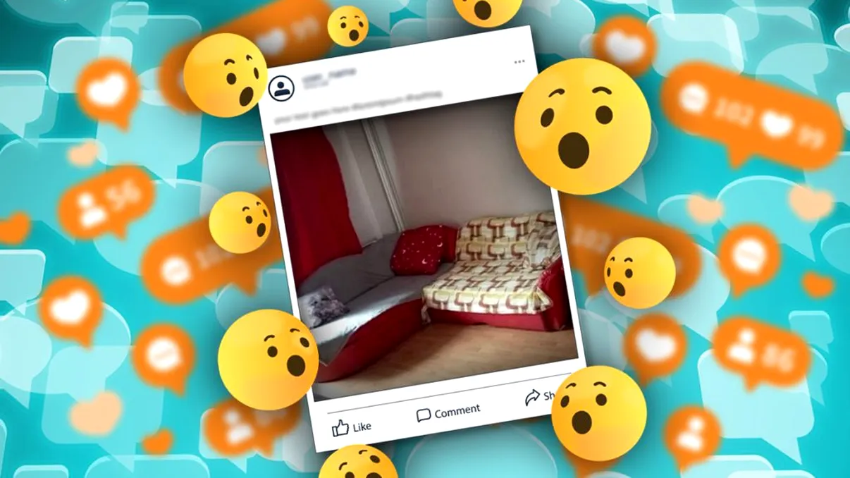 Ce a păţit o bucureşteancă, după ce i-a donat unei femei o canapea. Totul a devenit viral: 