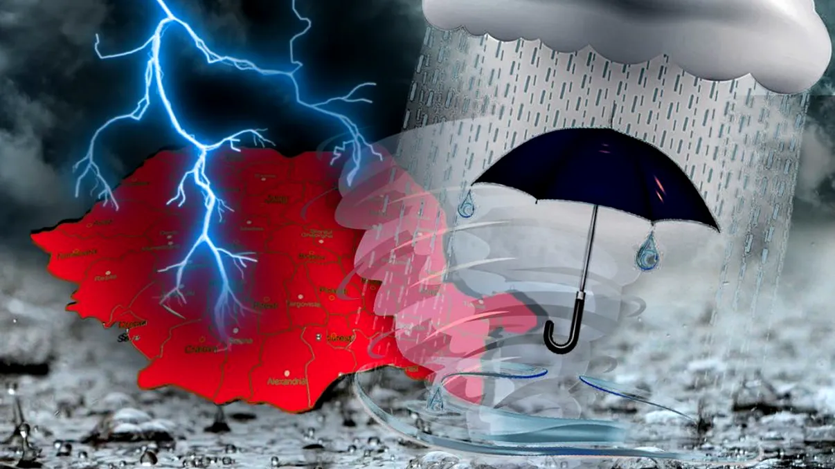 Codul roşu de vijelii a făcut prăpăd în România. Imaginile dezastrului, fenomenele extreme sunt din ce în ce mai dese