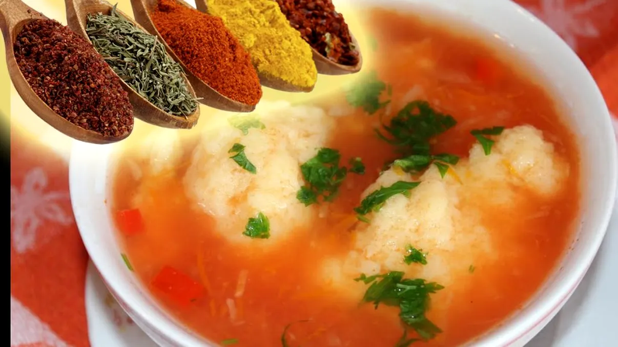 Ingredientul pentru cea mai bună ciorbă de roșii cu găluște. Așa îi dai gustul ca la bunica