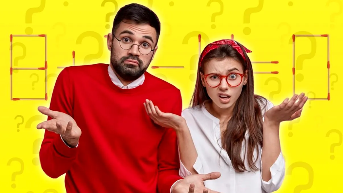 Mută un singur băț de chibrit pentru a rezolva exerciţiul matematic. Ai 20 de secunde la dispoziție, test de IQ