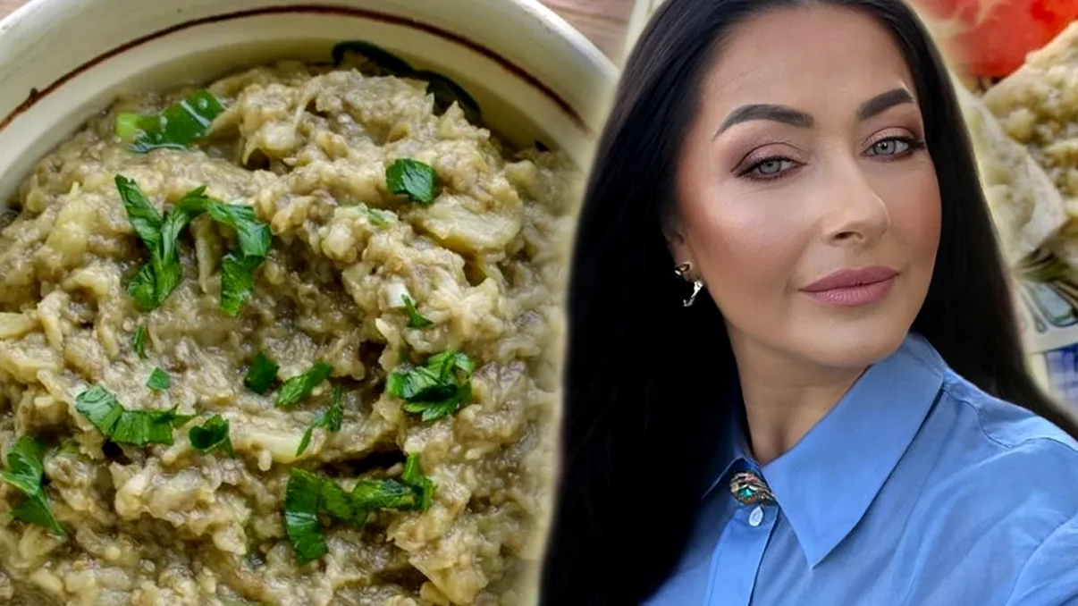 Ingredientul de aur pe care îl pune Gabriela Cristea în salata de vinete. Ce secret are vedeta pentru un gust minunat