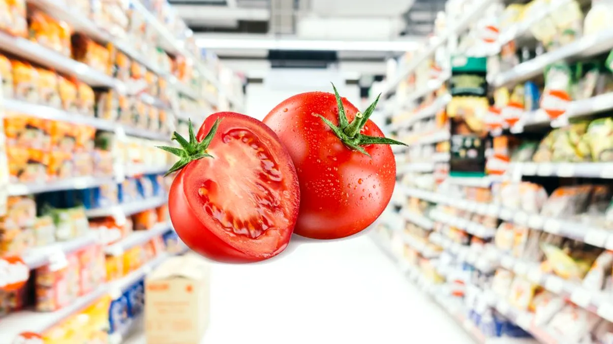A tăiat roșia cumpărată de la un supermarket din România și a avut un șoc. Ce erau 
