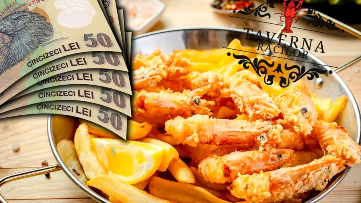 Cât costă o porție de creveți la Taverna Racilor. Nu orice român își permite să mănânce la restaurantul lui Pescobar