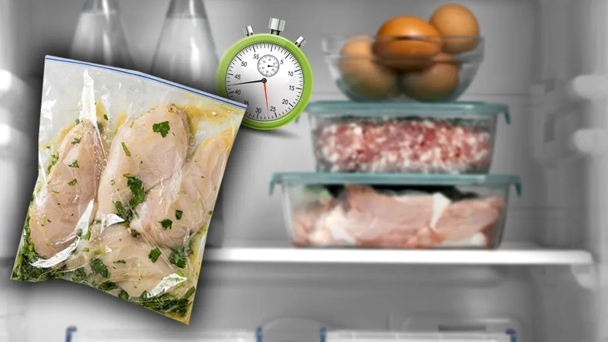 Cât timp trebuie să lași carnea la marinat în frigider, de fapt. Trucul prin care vei face cea mai bună friptură