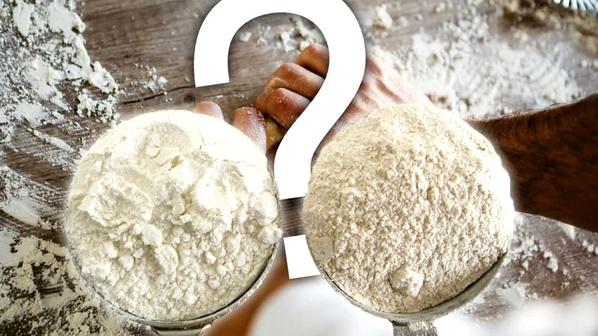Făina albă versus făina neagră. Când trebuie folosită fiecare şi care este mai sănătoasă