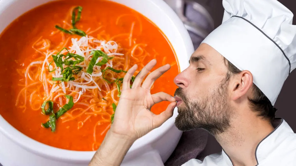 Ingredientul secret care trebuie adăugat în supa de roșii. Este secretul bucătarilor de top, va ieși mult mai gustoasă