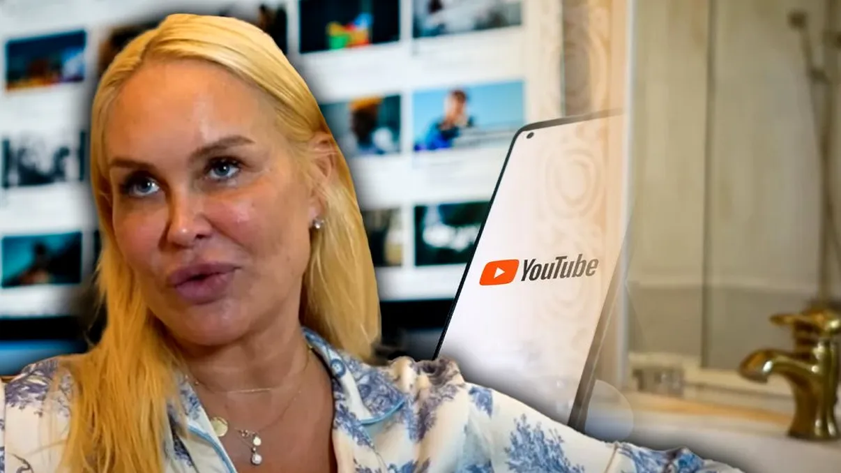 Vica Blochina, incident vestimentar în public. Ce s-a întâmplat cu rochia vedetei în zona decolteului FOTO