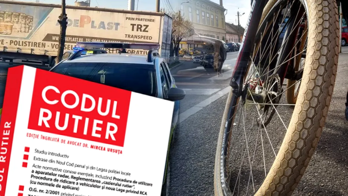 Schimbare importantă în Codul Rutier 2023 din România. Lovitură grea pentru bicicliști, se dă lege!