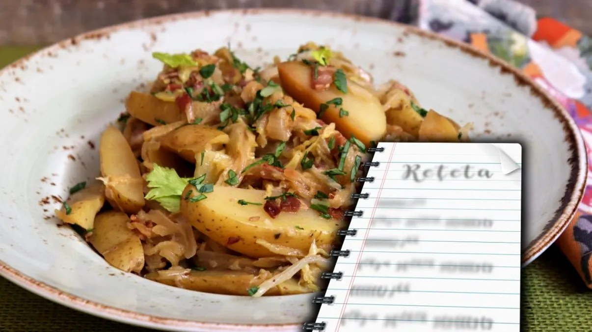 Varza călită cu cartofi, reţeta polonezilor care face furori şi la noi. E de post, merită să o încerci