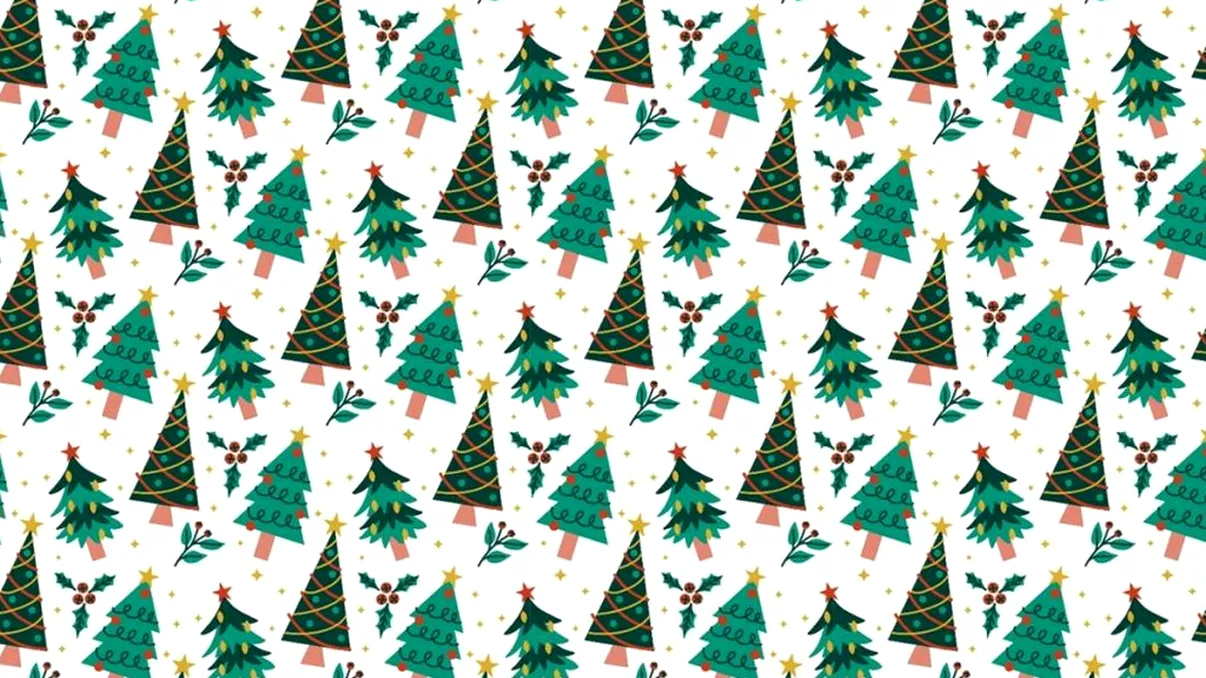 Ai privire de vultur dacă observi bradul ciudat de Crăciun. E testul suprem de atenţie