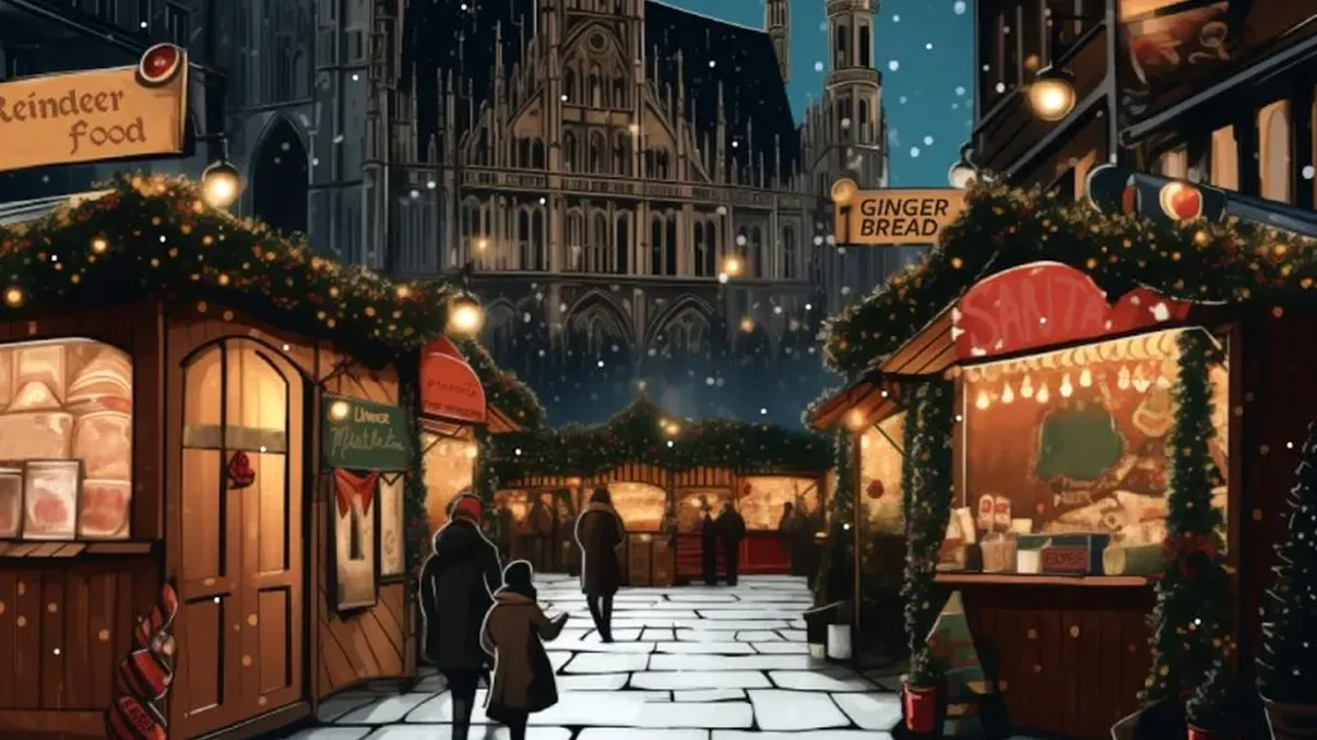 Ai privire de vultur dacă vezi cuvintele ascunse în imaginea de Crăciun. Sunt 10 la număr, le observi?