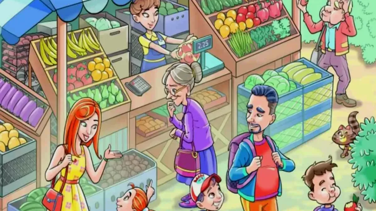 Iluzia optică din piața de legume. Ești un geniu dacă vezi ratonul în mai puțin de 15 secunde