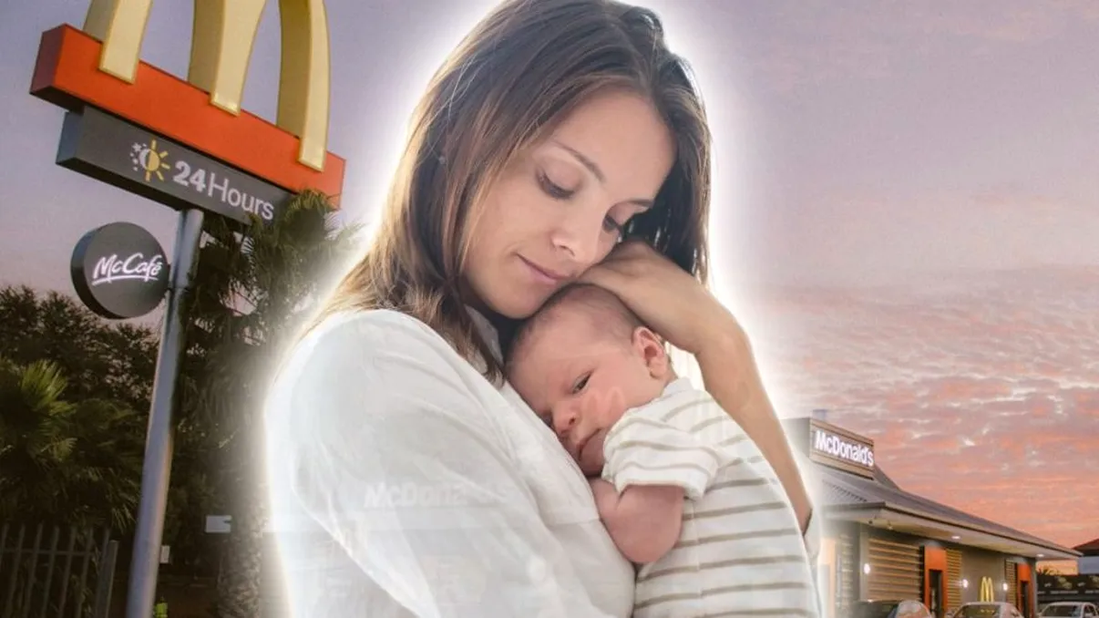Numele pe care o femeie a decis să i-l pună bebeluşului născut în parcarea unui McDonalds. Este adorabil, e după un fel de mâncare