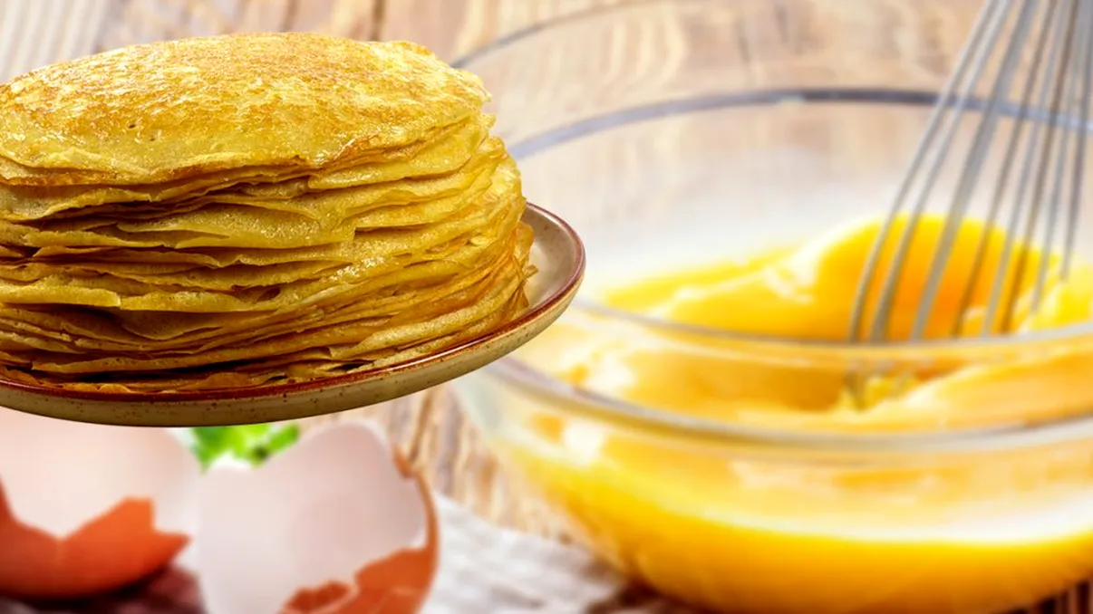 Greşeala pe care o facem cu toţii când preparăm clătite. Un bucătar de top îşi dezvăluie secretul