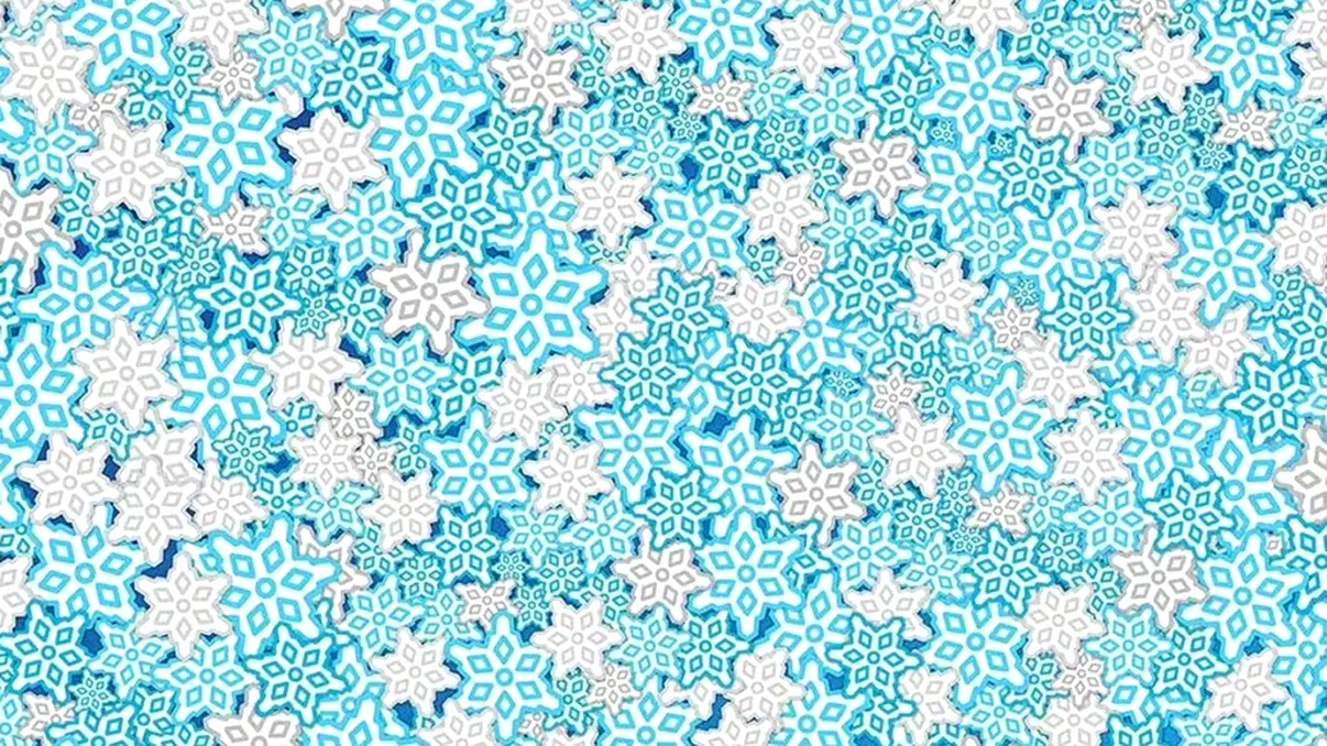 Iluzie optică pentru oamenii cu ochi de șoim. Toți văd fulgii de zăpadă, dar unde sunt schiurile din imagine?