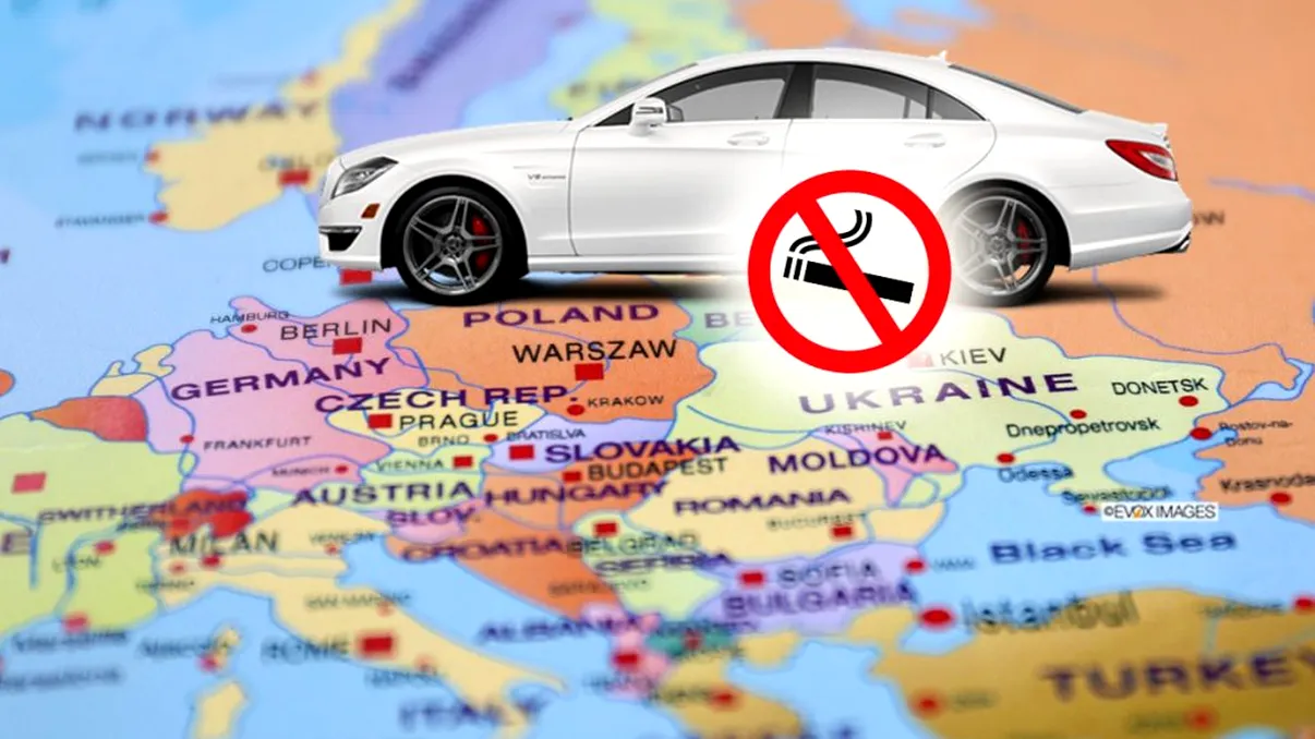 Țări din Europa în care fumatul este interzis în mașină. Cum stă România la acest capitol