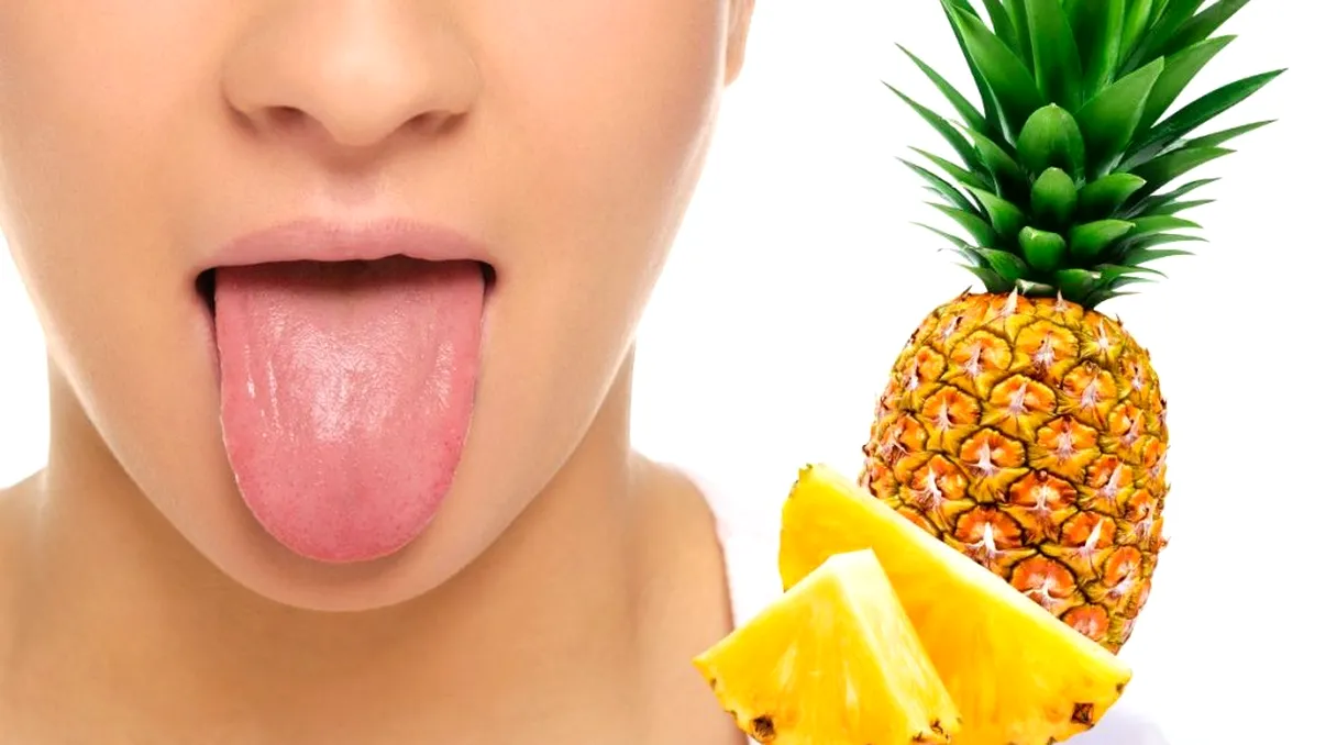 De ce te ustură limba când mănânci ananas, de fapt. Substanţa neaşteptată pe care o conţine