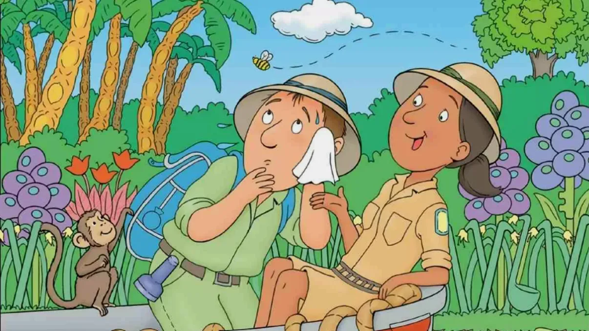 Iluzia optică din natură. O lămâie este ascunsă în imaginea cu un cuplu de exploratori. O observi?