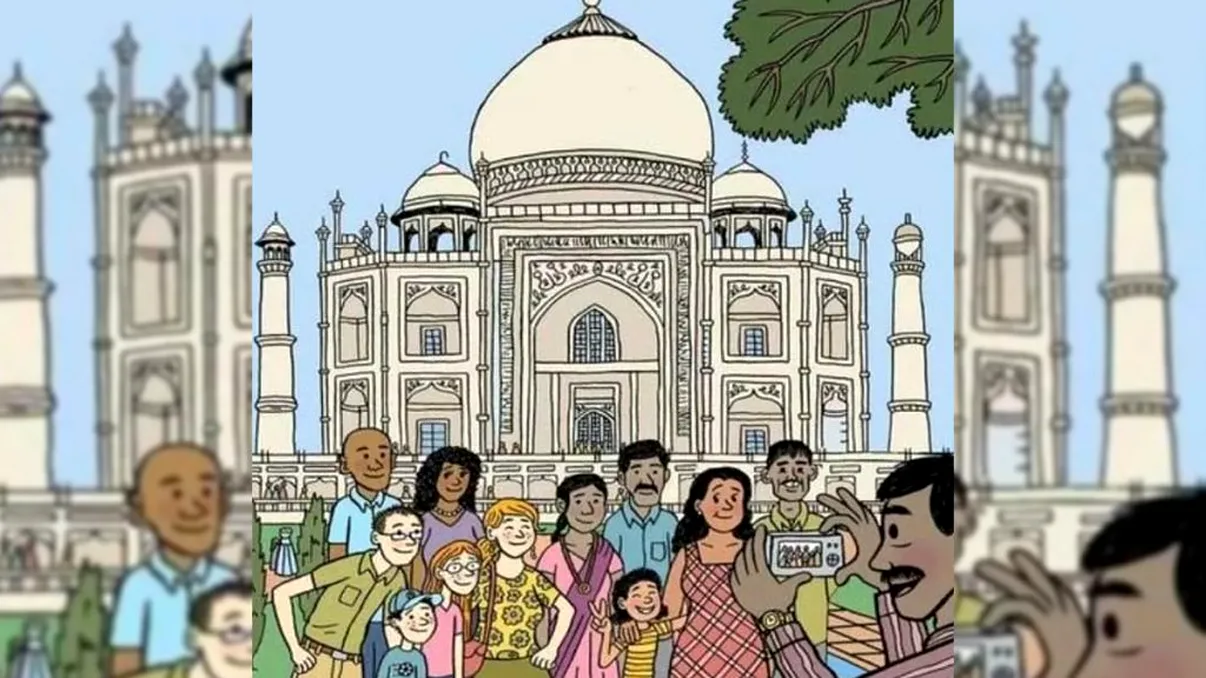 Test de perspicacitate pentru ziua de vineri. Poţi vedea periuţa de dinţi din poza plină de turişti?