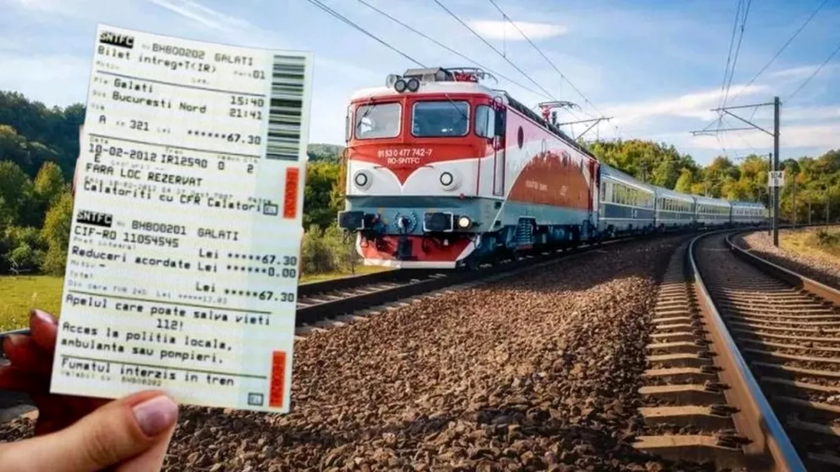 Cu cât se scumpesc biletele de tren de la 1 aprilie. Anunţul făcut de CFR pentru români