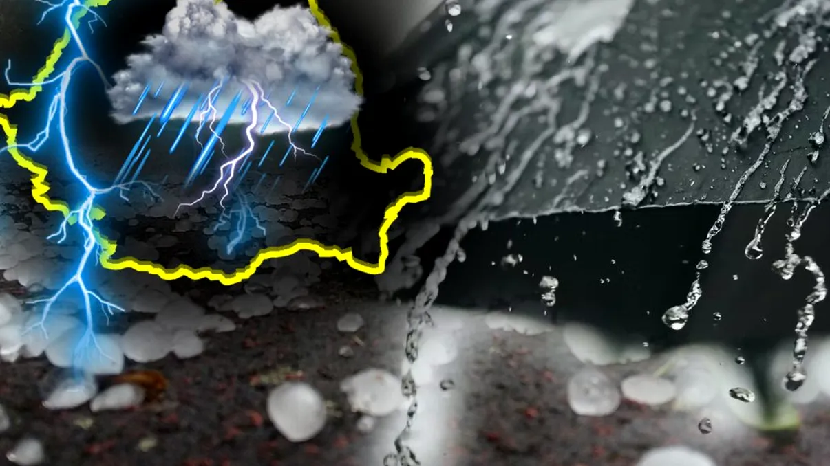 Avertizări de vreme severă, în România. ANM a emis cod galben de vijelii şi ploi torenţiale