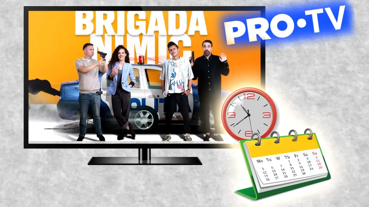 În ce zile și la ce oră se difuzează serialul Brigada Nimic la Pro TV. Când are loc premiera