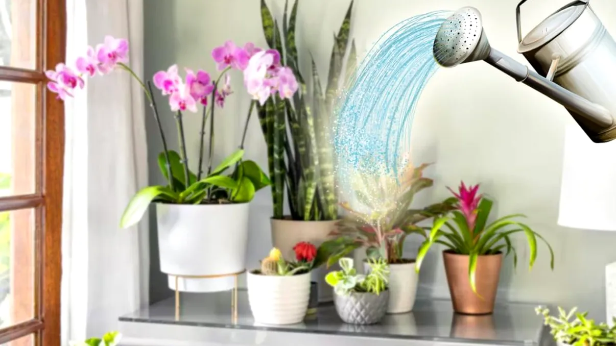 Cum se udă corect plantele cu stropitoarea. Trucul unei gospodine a devenit viral, toţi procedăm greşit