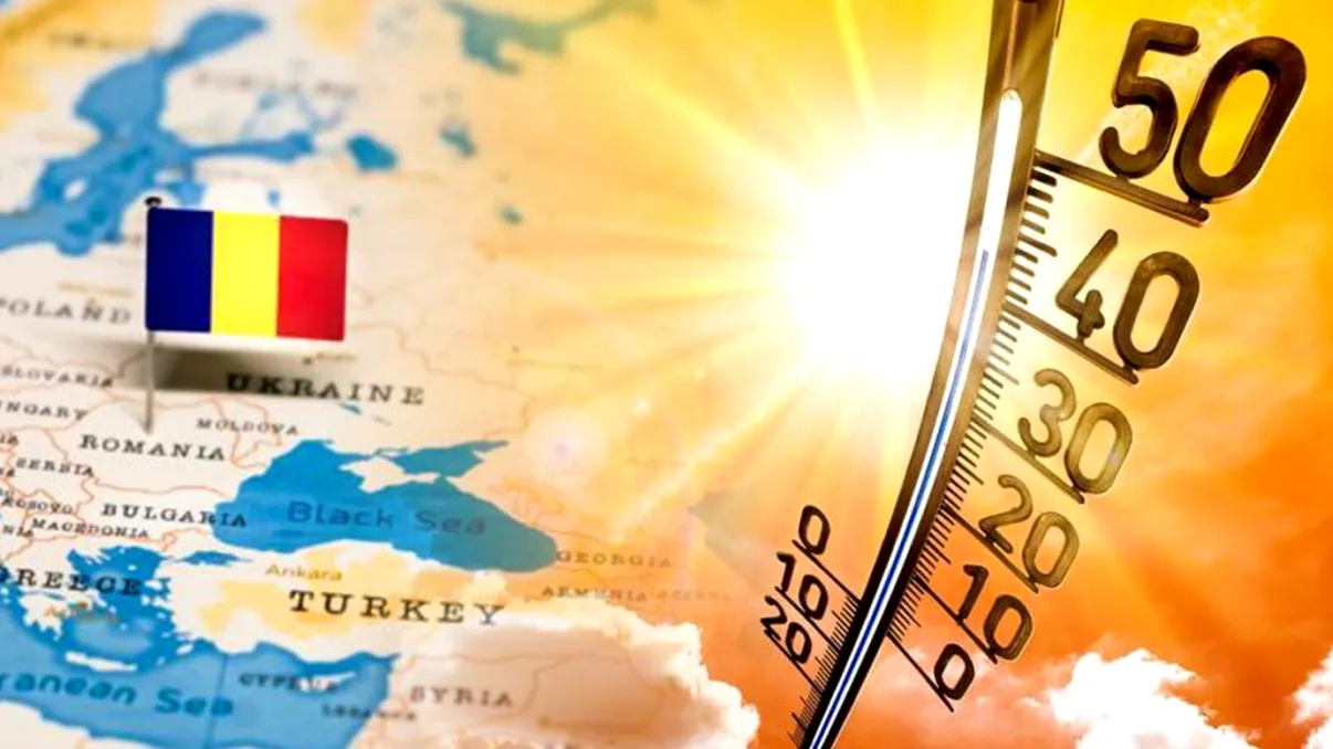 Cod portocaliu de caniculă extremă în România. Harta zonelor vizate de temperaturi ridicate