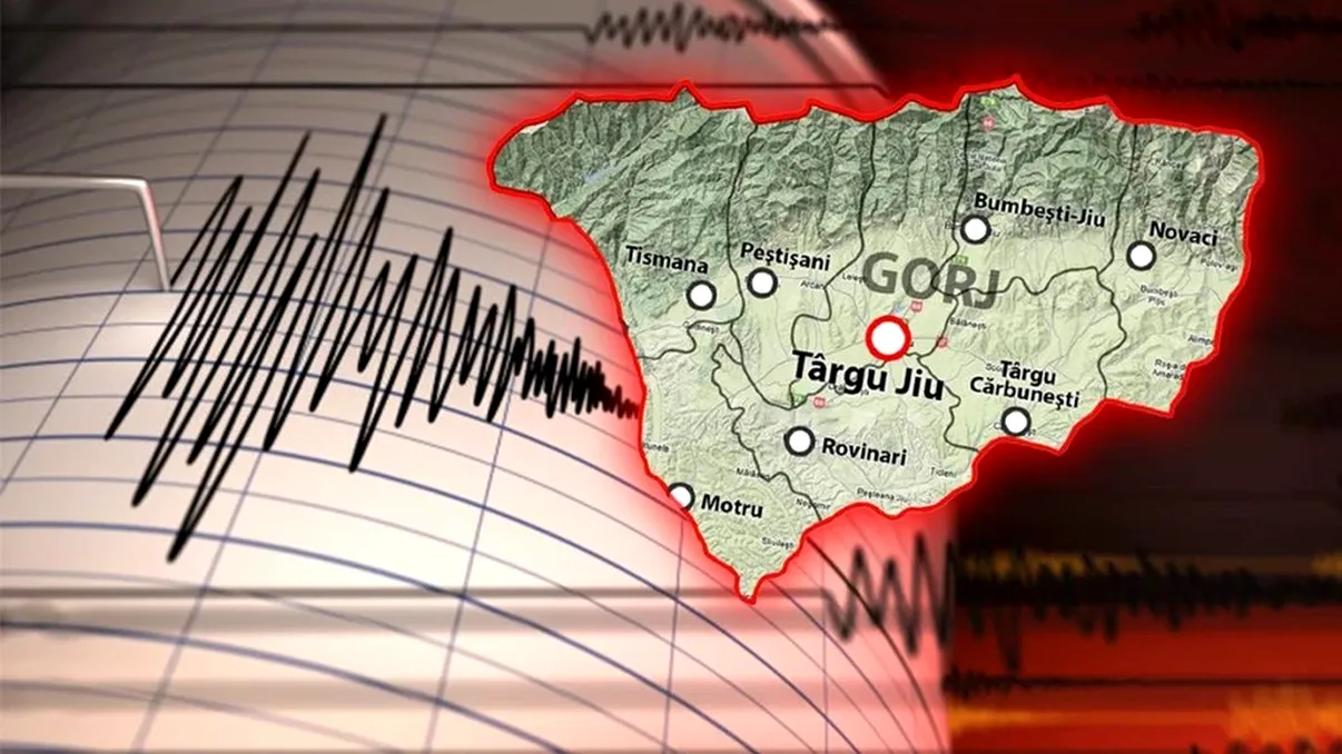 Cutremur în Gorj, sâmbătă dimineață. Seismul s-a resimțit în mai multe orașe