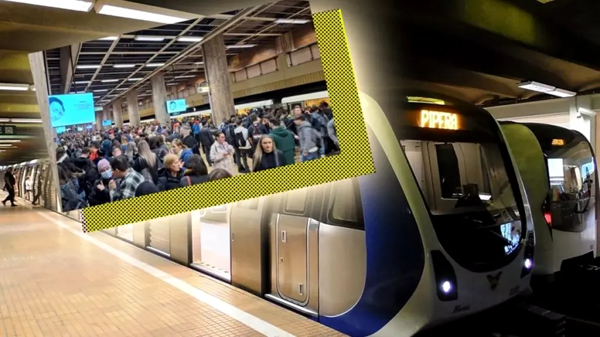 Panică la metrou miercuri dimineață, după ce un călător a întrerupt curentul