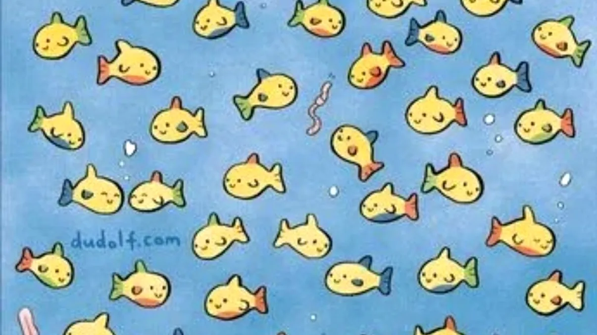 Printre peștii din acvariu s-a strecurat un intrus. Tu îl vezi în 9 secunde? Iluzie optică virală