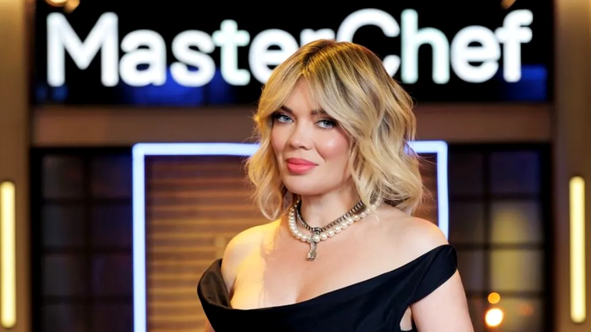Gina Pistol, apariție incendiară la filmările Masterchef. Rochia mini i-a pus în evidență silueta perfectă