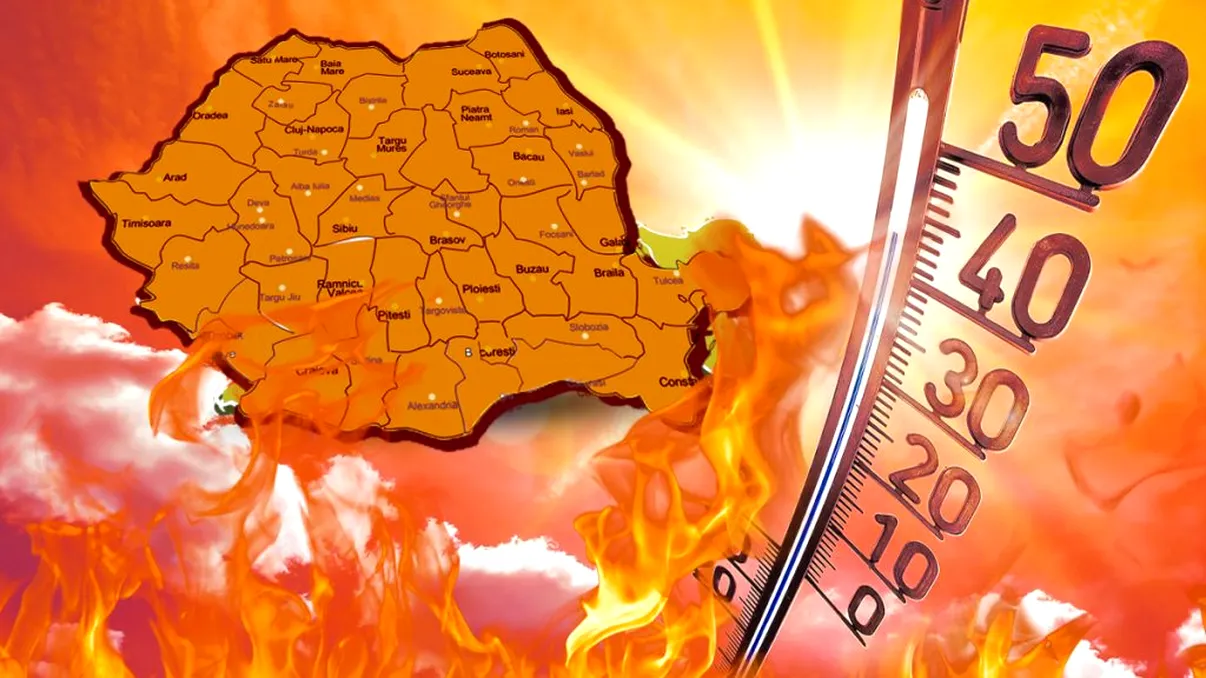 Canicula revine în forță în România. ANM a emis cod portocaliu de temperaturi uriașe în 7 județe