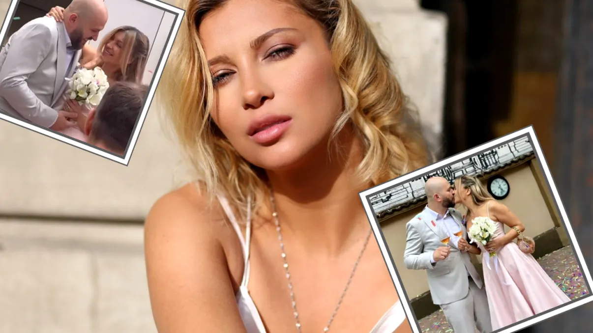 Lora și Ionuț Ghenu s-au căsătorit. Primele imagini de la cununia civilă. Artista a arătat spectaculos