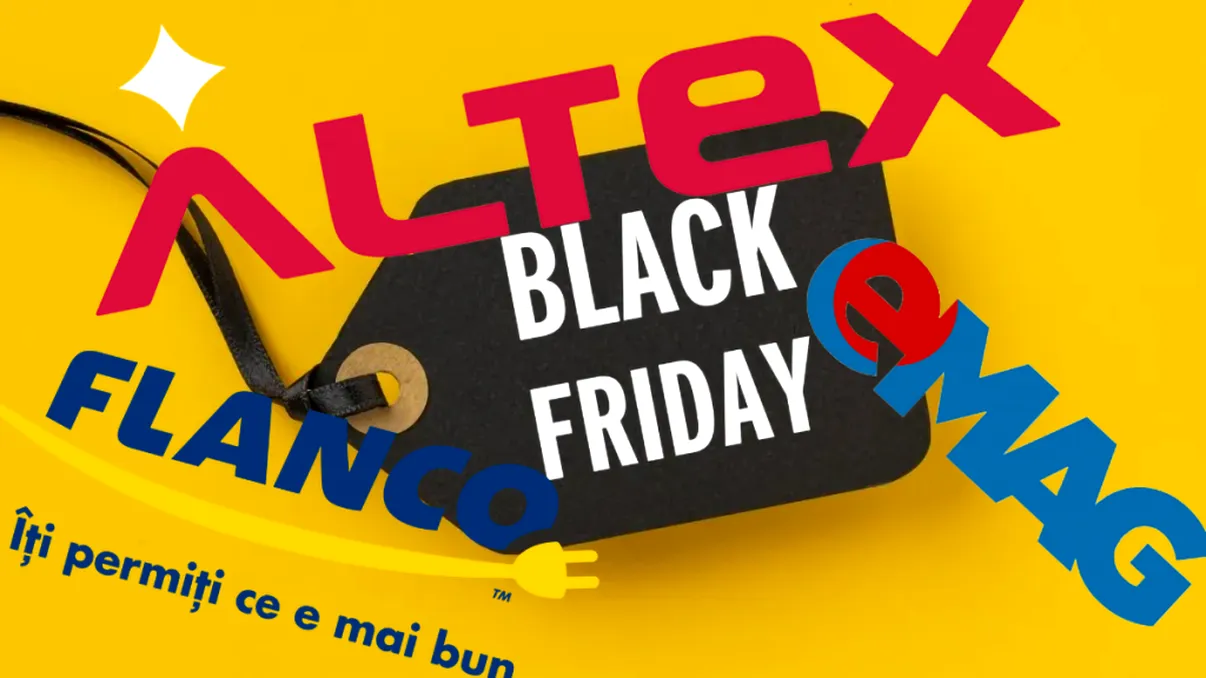Ce reduceri au anunțat marile magazine de Black Friday 2024. Când încep reducerile la eMag, Flanco și Altex