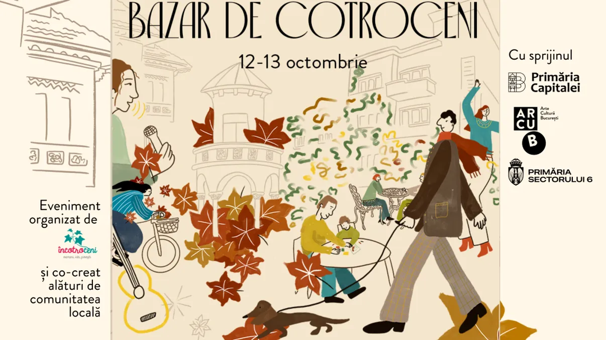 Totul despre Bazar de Cotroceni, 12-13 octombrie, în București: program, trafic rutier, localizare