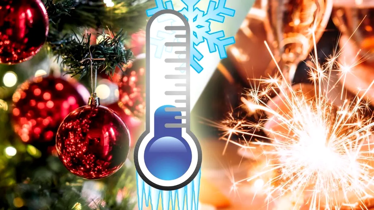 Cât de frig va fi de Crăciun și Revelion 2024. Experții ANM au detaliat prognoza pentru luna decembrie