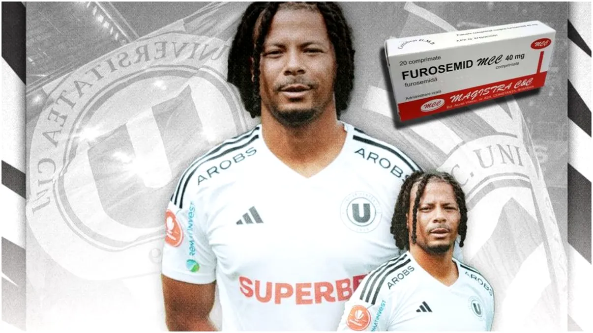 Ce este furosemidul, substanța interzisă găsită în sângele lui lui Hildeberto Pereira „Berto” de la U Cluj